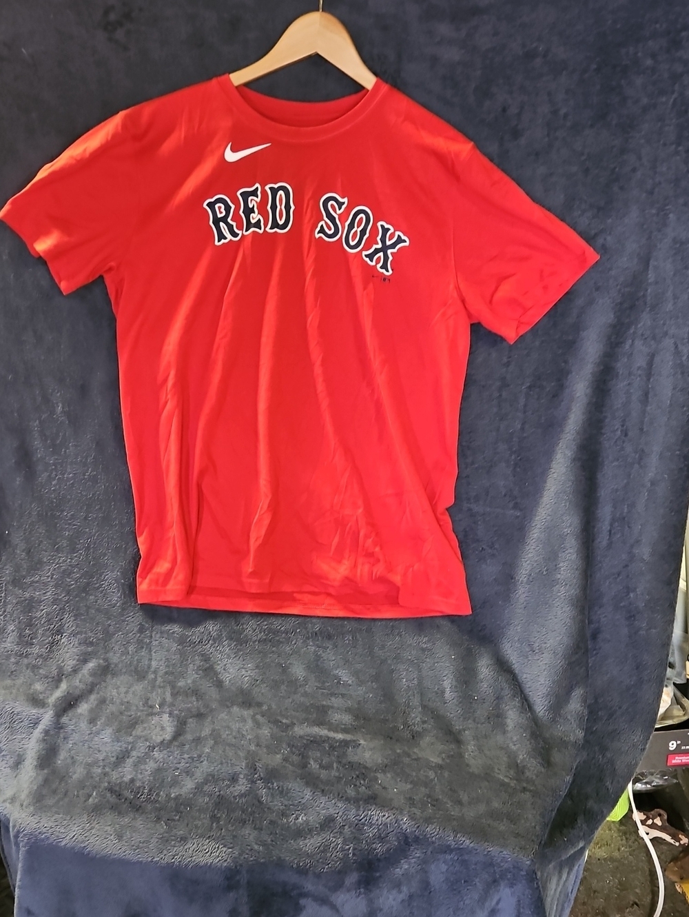 Nike Mens  Red 'Red Sox' Graphic Short Sleeve Tee